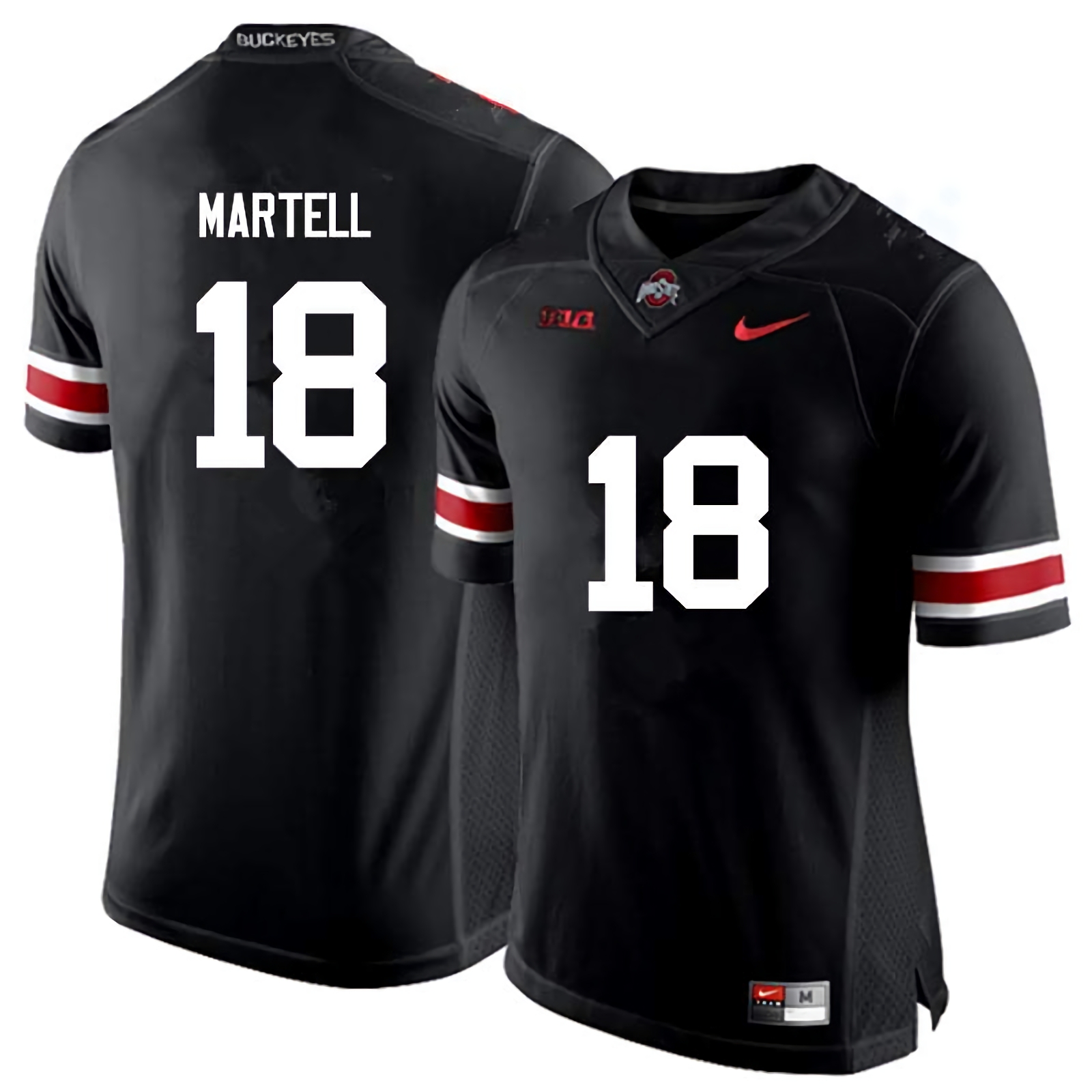 Tate Martell Ohio State Buckeyes Men's NCAA #18 Nike Black College Stitched Football Jersey FVL4456KP